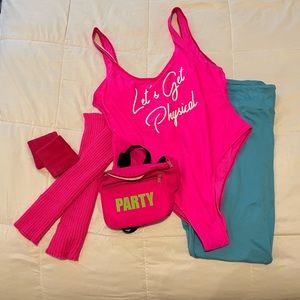 Let’s Get Physical Halloween outfit